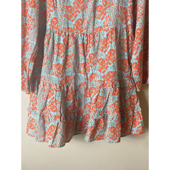 ROLLER RABBIT DRESS LARGE MILKMAID WESTERN COASTAL COTTAGECORE - Picture 8 of 16